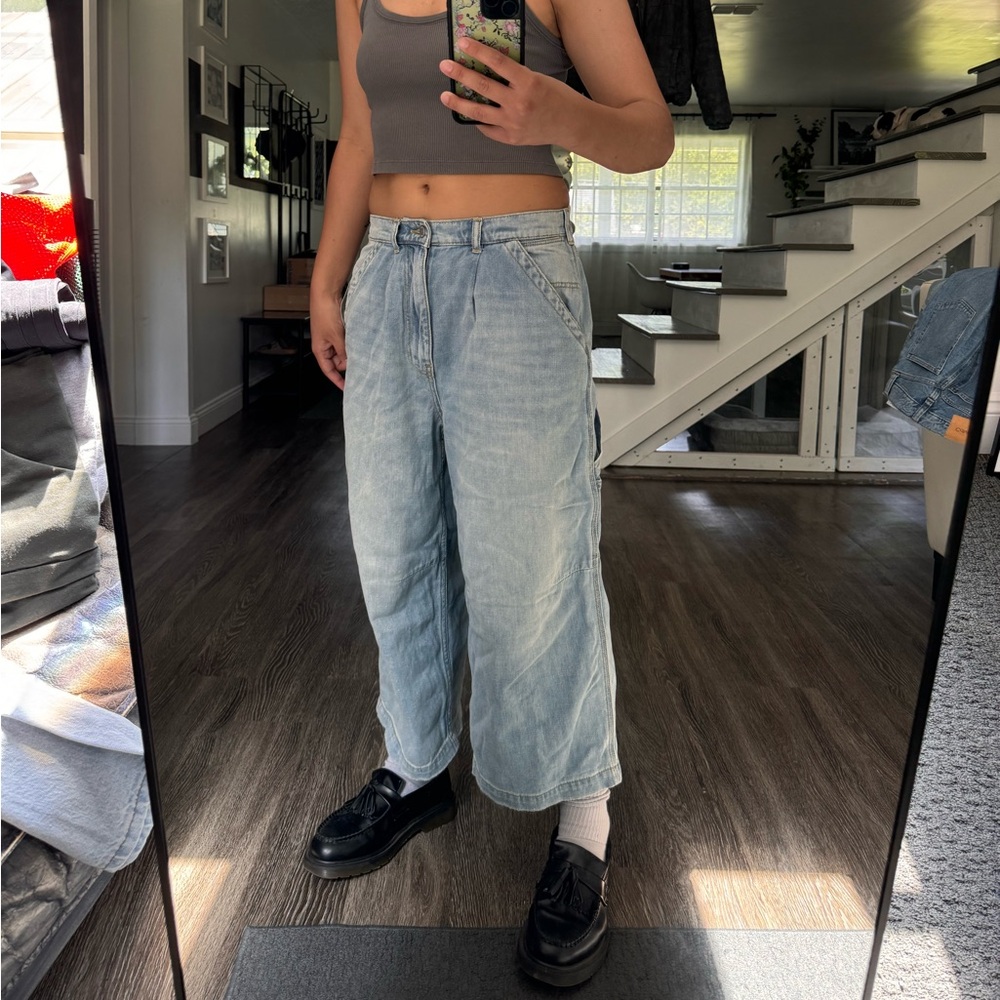 BDG Cropped Carpenter Jeans